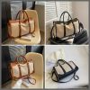 Vintage women's canvas Travel luggage bag