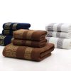 3pcs/set Cotton bath towel