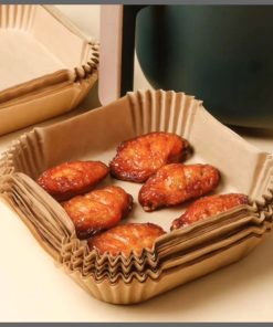 25Pcs Square Nonstick Airfryer Liners