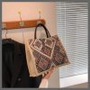 Geometric Print Pattern Tote Bag