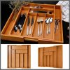 Multifuctional Bamboo drawer organizer
