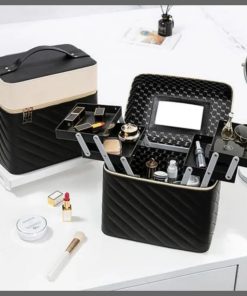 2 tier make up box