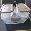 3Pcs Reusable Food Storage Container for Fresh and Longer Lasting Snacks
