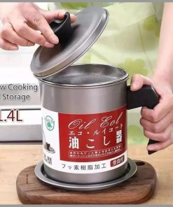 1.4L Oil filter pot stainless steel