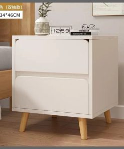 Modern wooden bedside cabinet