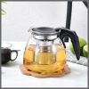 1100ml High borosilicate infuser kettle