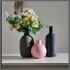 3 simple, elegant design , muted color vases