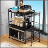 2Tier Telescopic Adjustable Microwave stand  