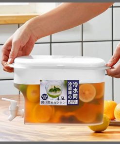 3.5L table top or fridge juice container with dispenser tap