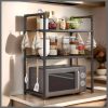 2tier microwave stand organizer spice rack