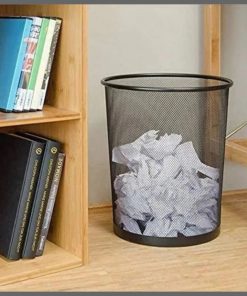 9L metallic mesh dust bin