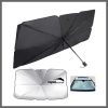 Car dashboard umbrella sunvisor windscreen cover
