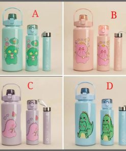 3 in 1 tomato motivational water bottles set