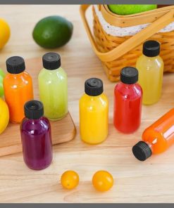5Pcs Gingershots Glass Bottles
