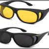 2pcs set Anti Glare Night Vision Driver Goggles