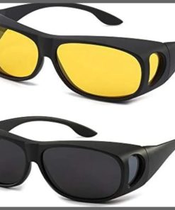 2pcs set Anti Glare Night Vision Driver Goggles