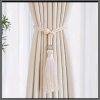 2Pcs Bohemian fashion adjustable cotton cord curtain straps with rhinestone curtain buckles