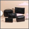 5Pcs Vegan leather travel makeup cosmetic bag