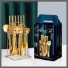 24Pcs cutterly set golden