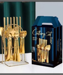 24Pcs cutterly set golden