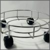 Gas cylinder moveable trolley