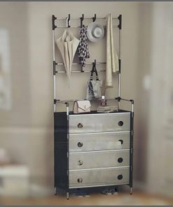 5 Layer Enclosed multifunctional shoe & hat rack