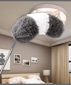 Telescopic microfibre duster