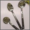 Stainless steel silver serving spoon