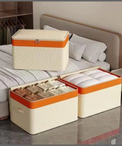 Canvas quilt /clothing storage organizer