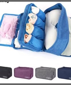 Portable travel undergarment organizers