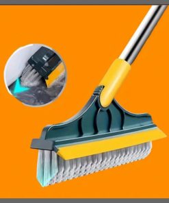 2 in 1 Floor Brush Scrubber with Long Handle brush