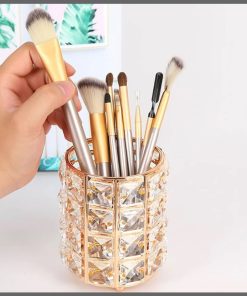 Make up brushes sparkling cylinder