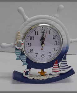 Wooden photo frame+swing clock ornament