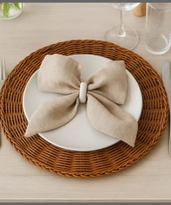 6pcs Woven Rattan like Placemats