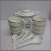 15PCS Soup ceramic set