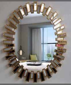 Sunburst Oval luxury wall decor mirror (Big size)