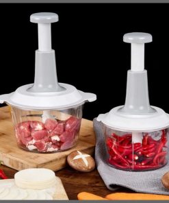 Manual Vegetable Mincers Press Type Household Garlic Meat Cutter