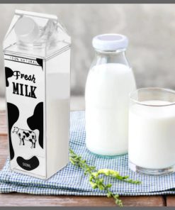 1L Acrylic Fresh milk bottle Printed Milk bottle