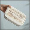 1.1L Bento lunch box with 3 compartments