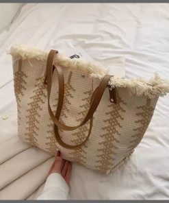 Summer tassel tote bag