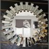 Sunburst round luxury wall decor mirror