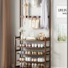 Perfect combo multifunctional bamboo rack