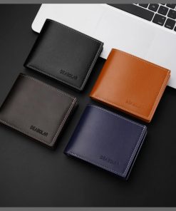 Men's fashion slim soft leather wallet