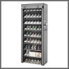 10 layer single row zipper shoe cabinet