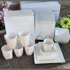 24 pcs square  dinner set