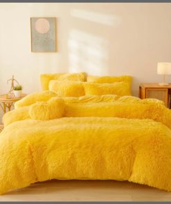 6Pc Luxury Design Velvet plus Fluffy Duvet set