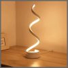 Golden Vertical Spiral Table Lamp
