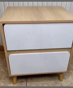 Modern wooden bedside cabinet