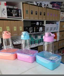 2pcs  kids lunch  box with water bottle