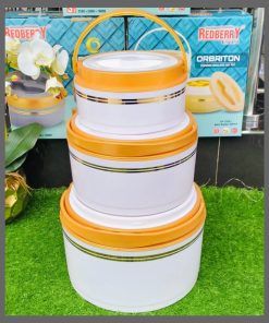 3Pcs Luxurious Insulated Hotpot